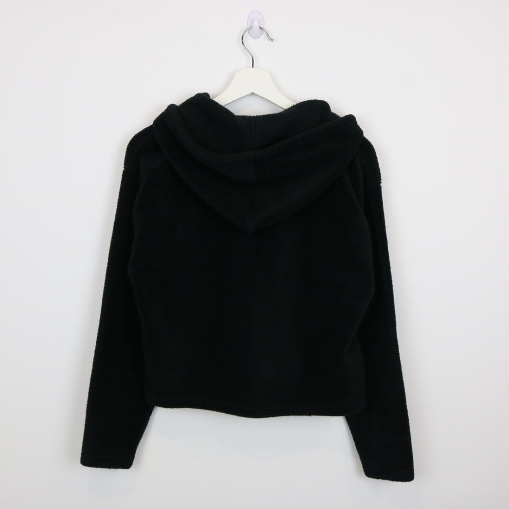 Vintage 90's Blank Cropped Fleece Zip Up Hoodie - S-NEWLIFE Clothing