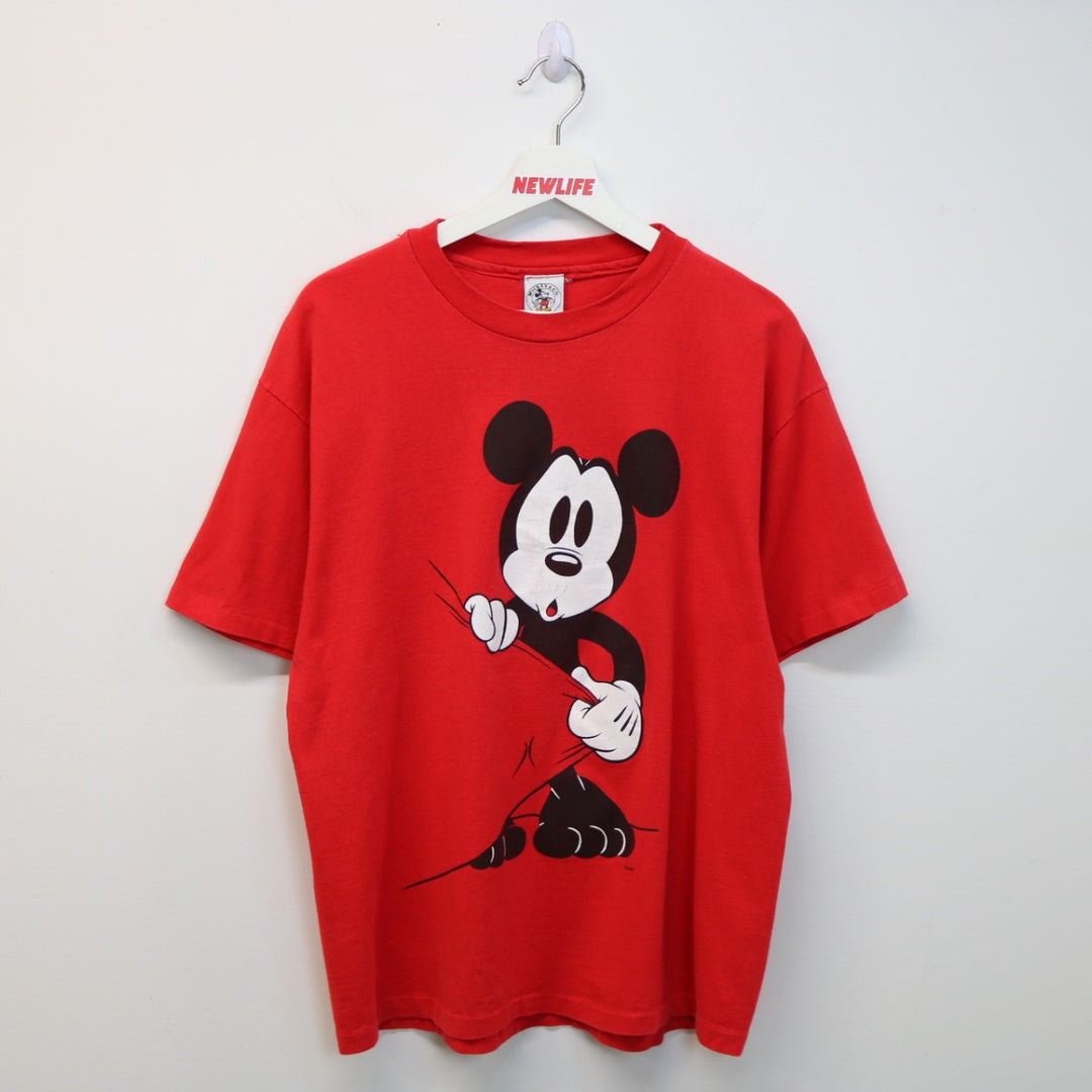 Vintage 90's Disney Mickey Mouse Tee - L-NEWLIFE Clothing