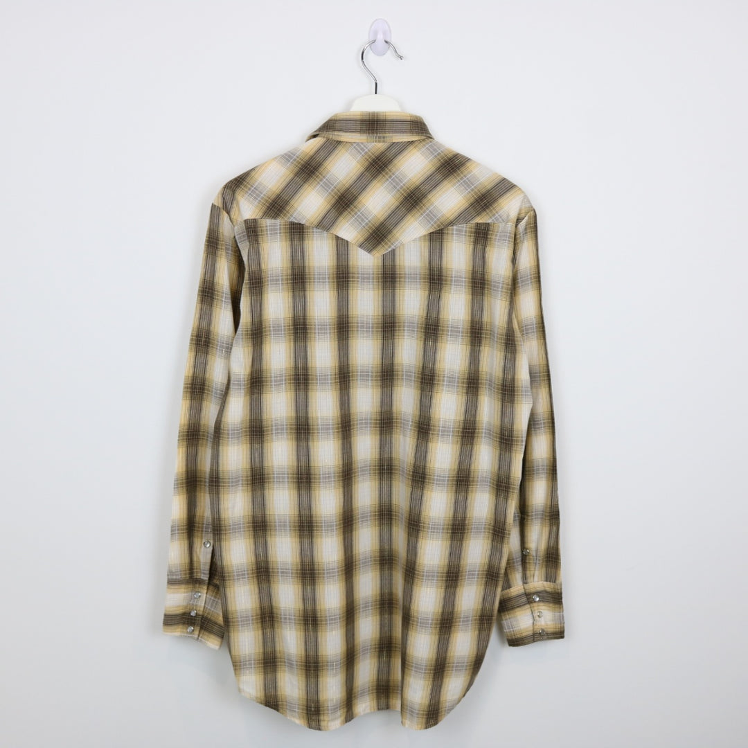 Vintage Western Plaid Button Up - S/M-NEWLIFE Clothing