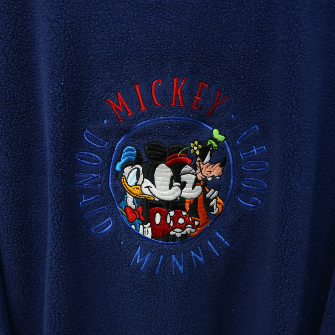 Vintage 90's Disney Mickey & Friends Fleece Crewneck - XL-NEWLIFE Clothing