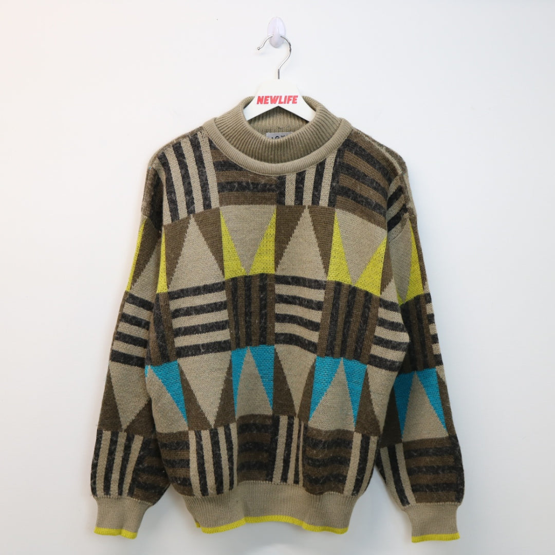 Vintage 90's Mexx Patterned Wool Sweater - M-NEWLIFE Clothing