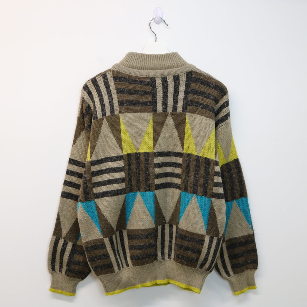 Vintage 90's Mexx Patterned Wool Sweater - M-NEWLIFE Clothing