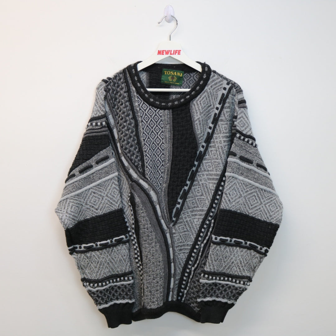 Vintage 90's Coogi Style Knit Sweater - L-NEWLIFE Clothing