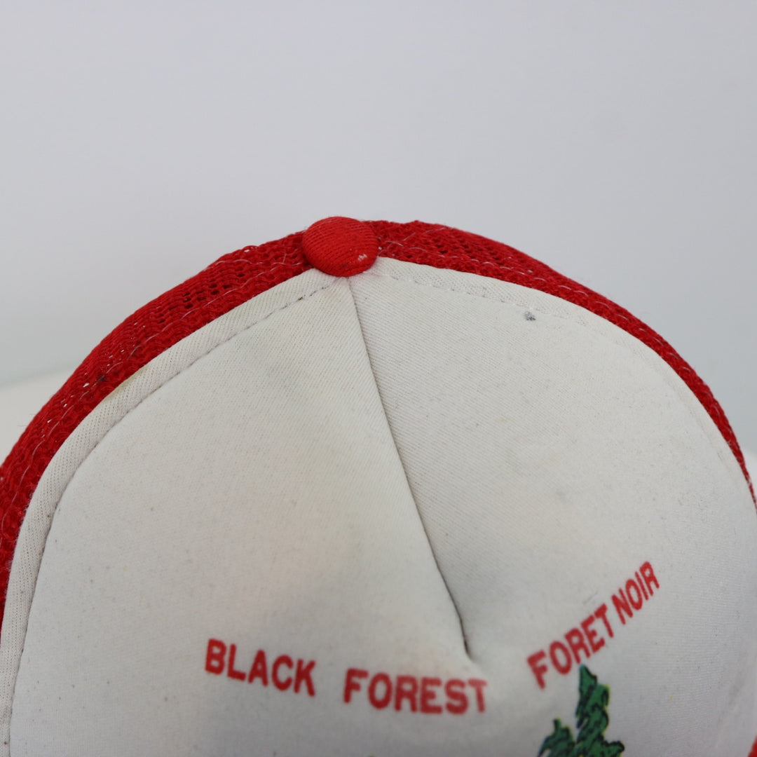 Vintage 80's Black Forest Schwarzwald Trucker Hat - OS-NEWLIFE Clothing