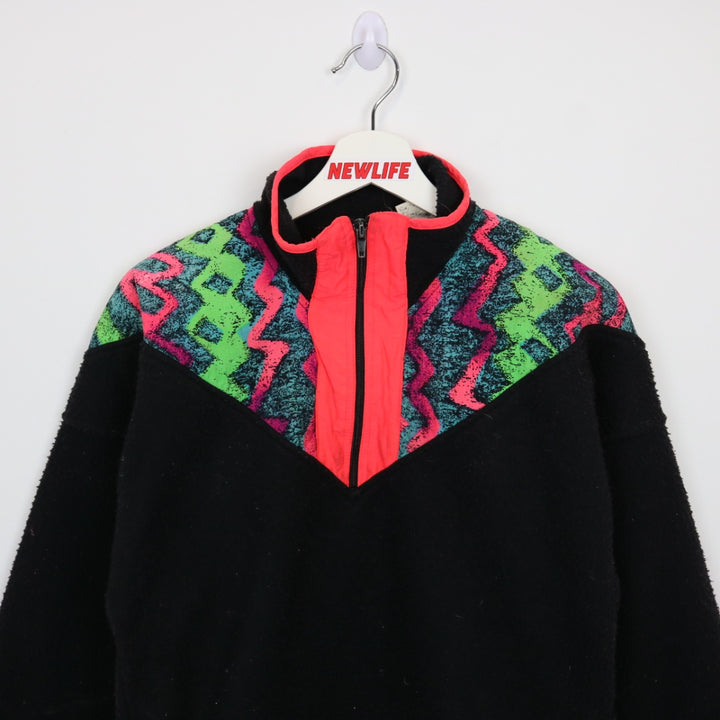 Vintage 90's Fleece Quarter Zip Sweater - XS/S-NEWLIFE Clothing
