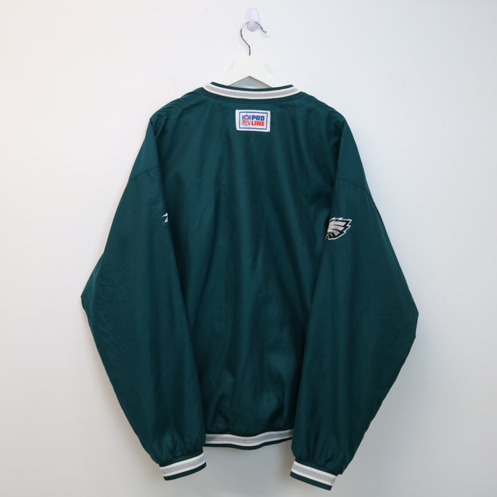 Vintage 90's Philadelphia Eagles NFL Pullover Windbreaker - XL-NEWLIFE Clothing