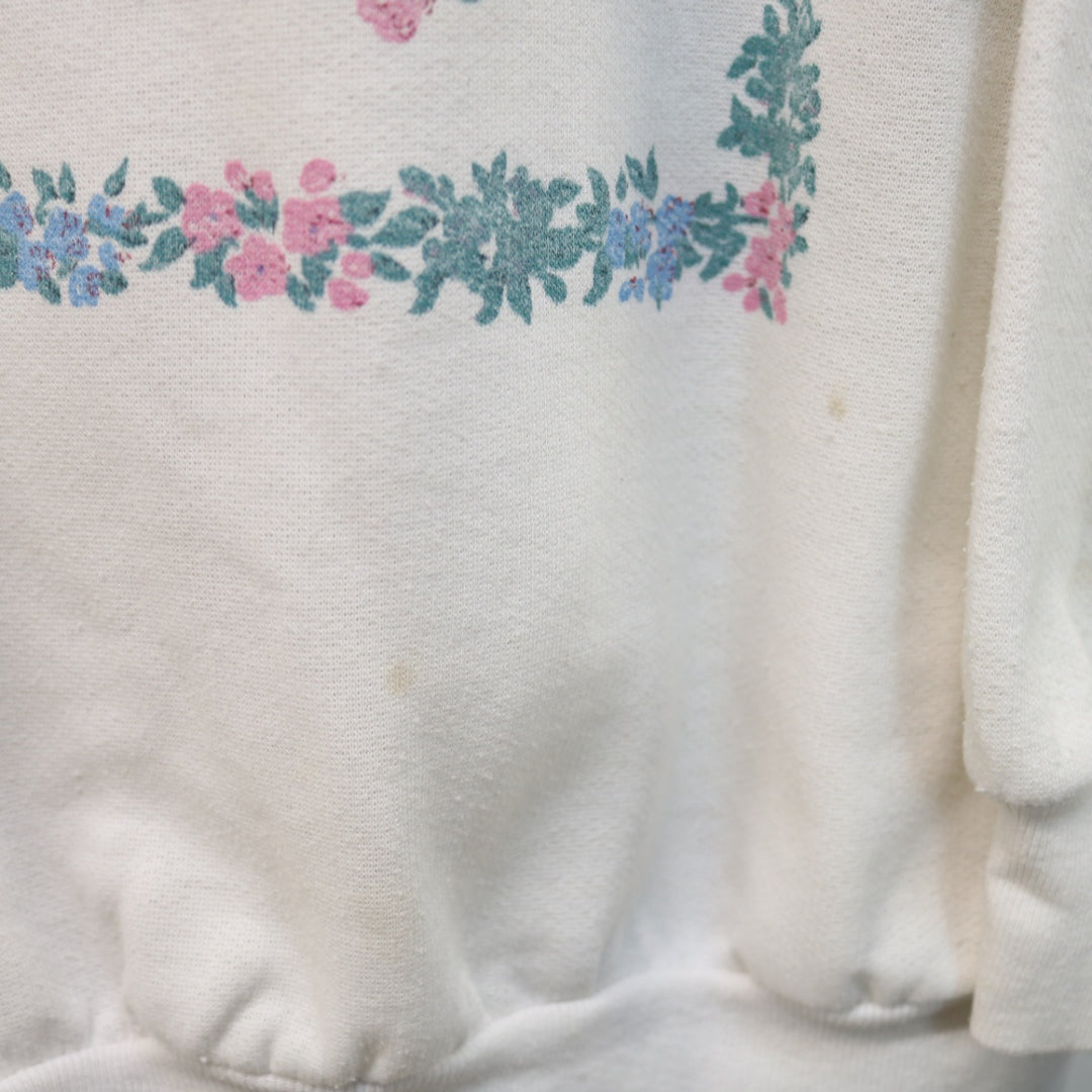 Vintage Flower Nature Mockneck Sweater - M-NEWLIFE Clothing