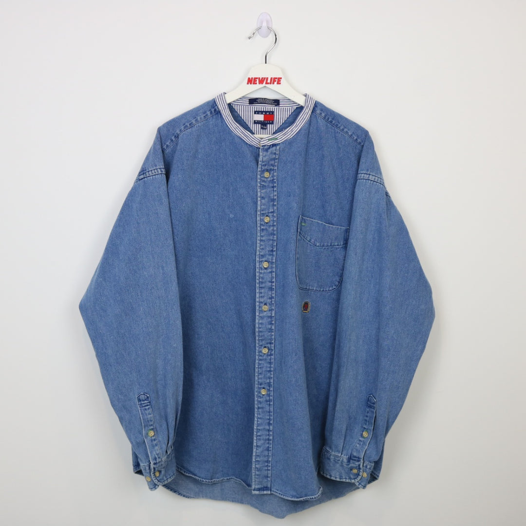Vintage 90's Tommy Hilfiger Denim Button Up - XL-NEWLIFE Clothing