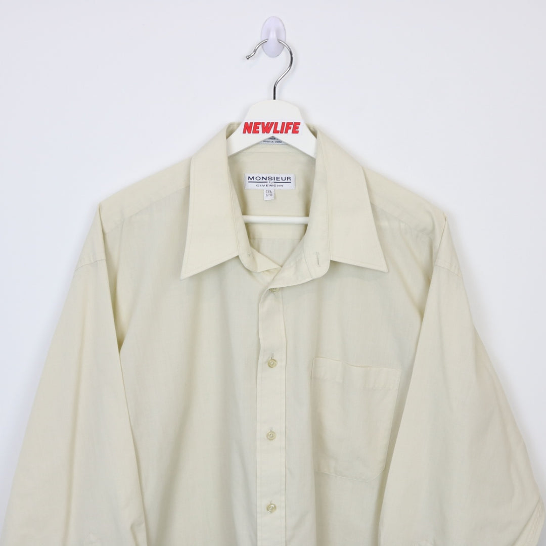 Vintage 80's Givenchy Long Sleeve Button Up - XL-NEWLIFE Clothing