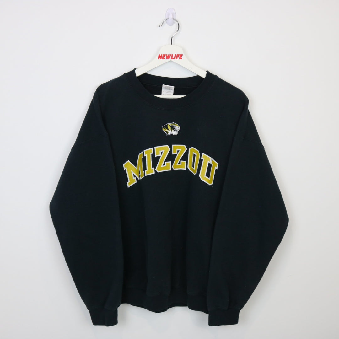 Vintage 00's University of Missouri Mizzou Crewneck - L-NEWLIFE Clothing