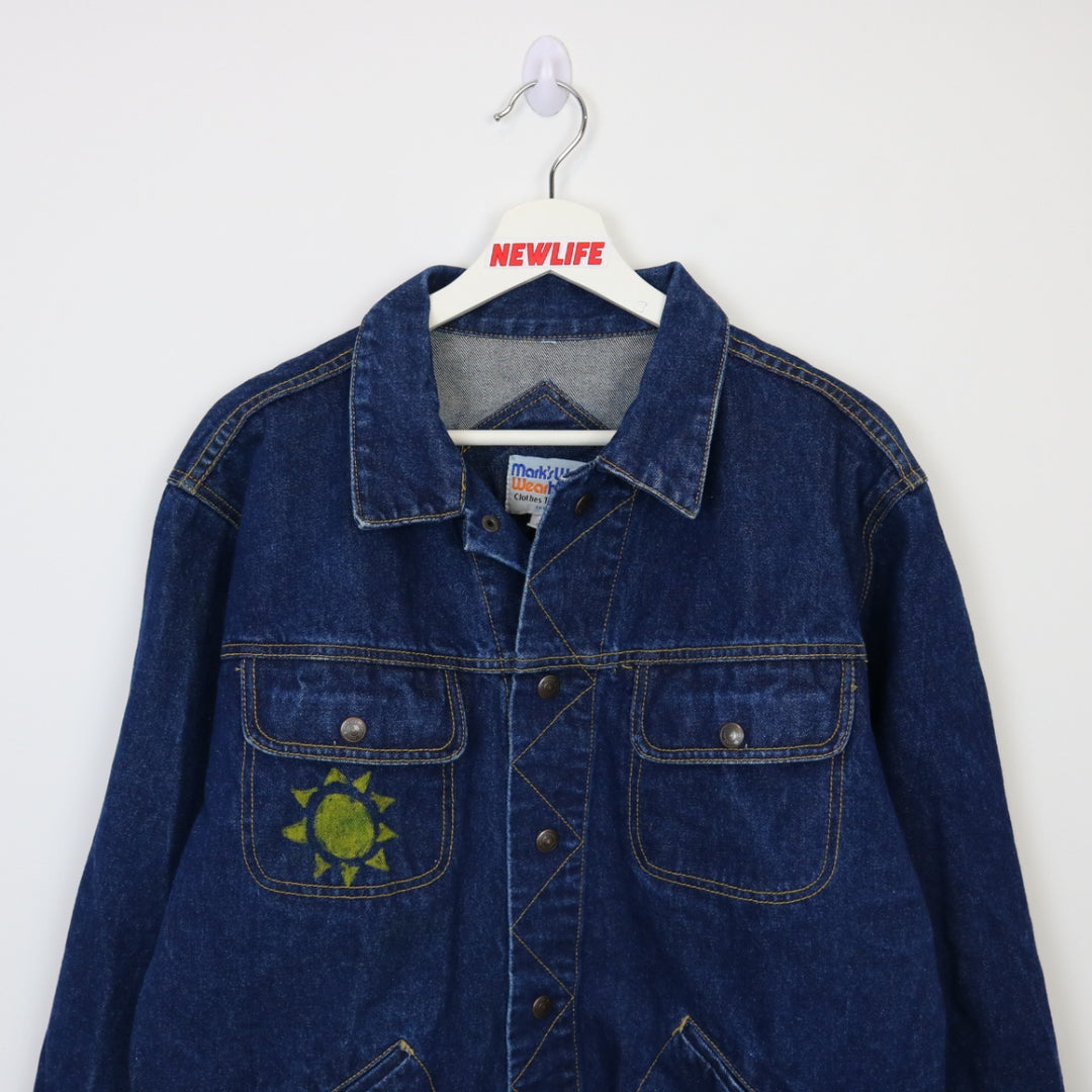 Vintage 90's Galaxy Denim Jacket - M-NEWLIFE Clothing