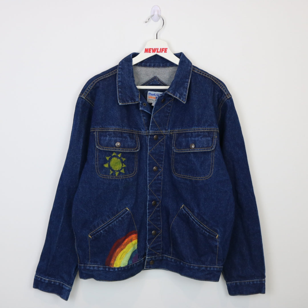 Vintage 90's Galaxy Denim Jacket - M-NEWLIFE Clothing