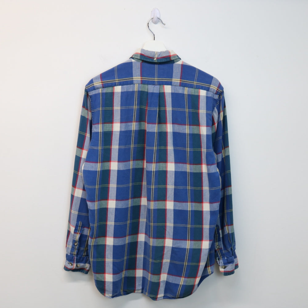 Vintage 90's Bay Club Plaid Flannel Button Up - M-NEWLIFE Clothing