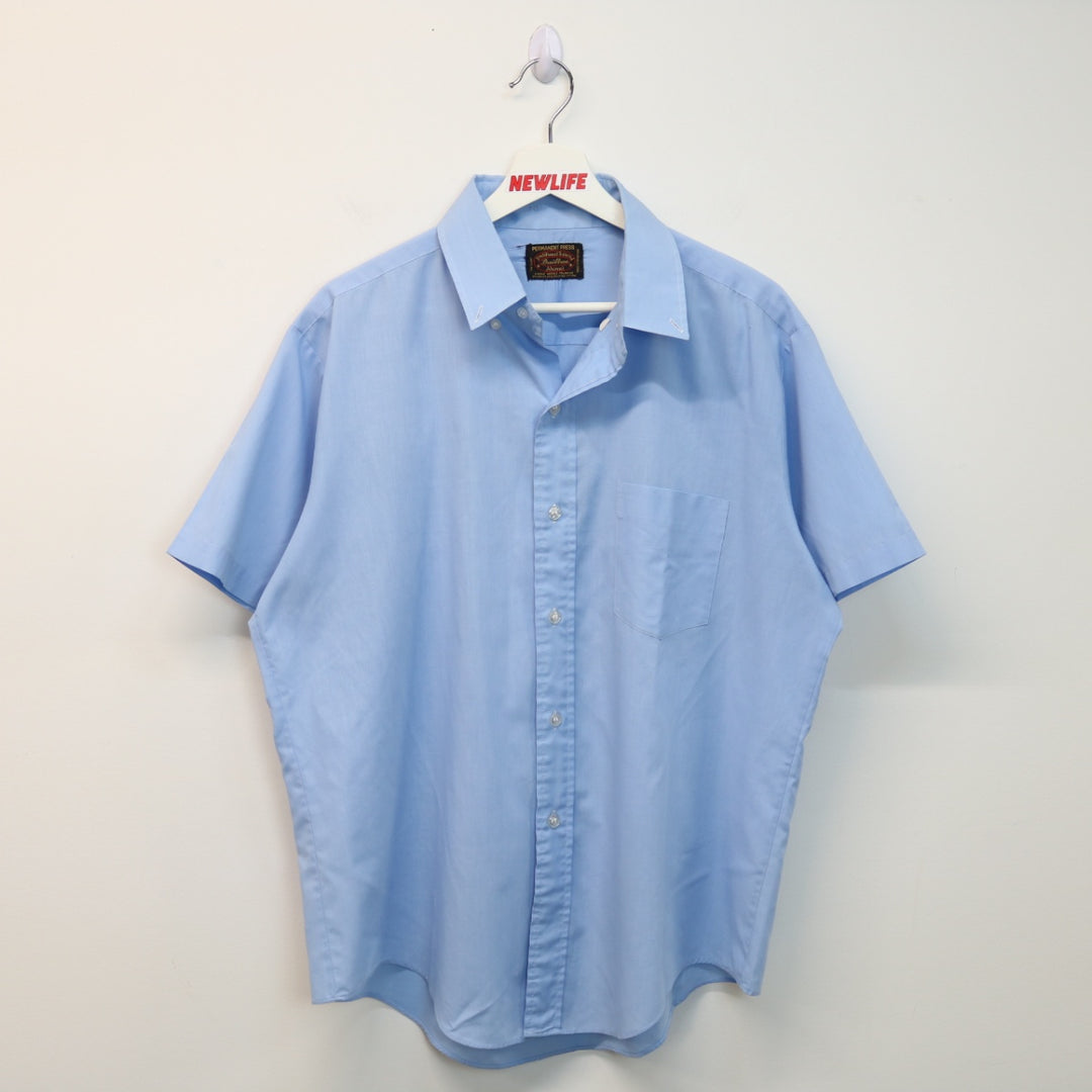 Vintage 80's Short Sleeve Button Up - L-NEWLIFE Clothing