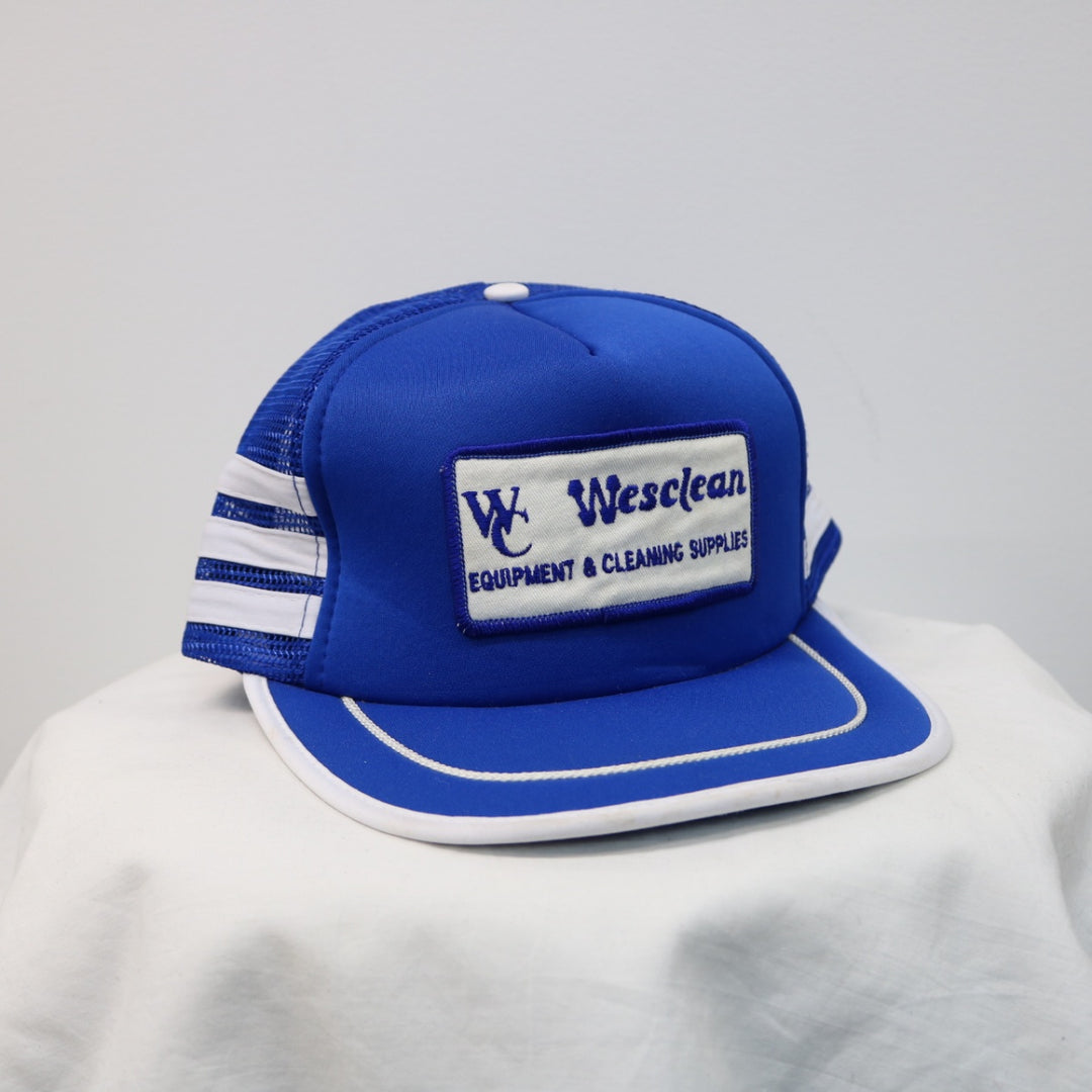 Vintage 80's Wesclean Trucker Hat - OS-NEWLIFE Clothing