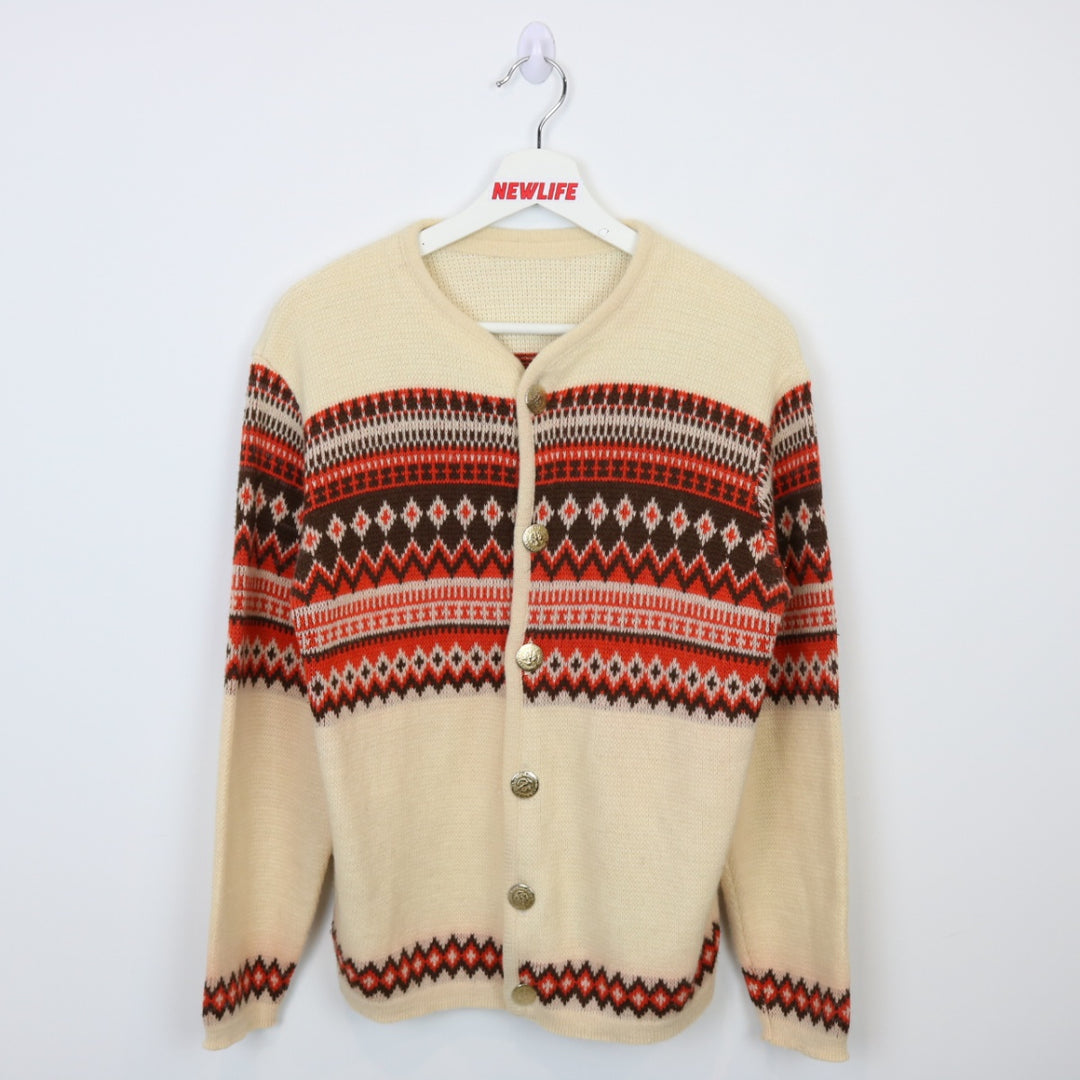 Vintage 60's Wool Knit Cardigan - XS-NEWLIFE Clothing