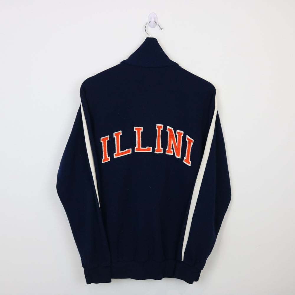 Vintage 70's Illinois Illini Track Jacket - M-NEWLIFE Clothing