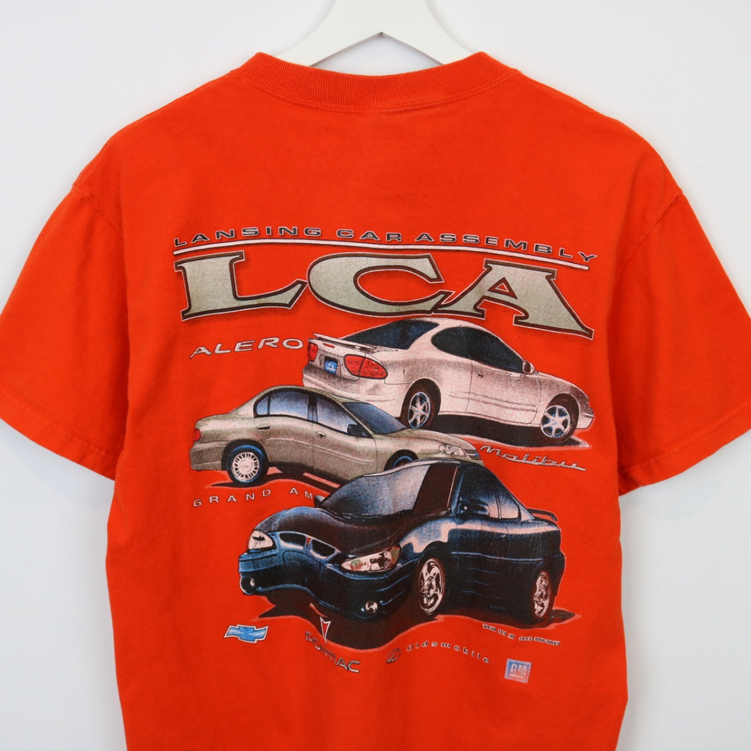 Vintage 90's Lansing Car Assembly Tee - M-NEWLIFE Clothing