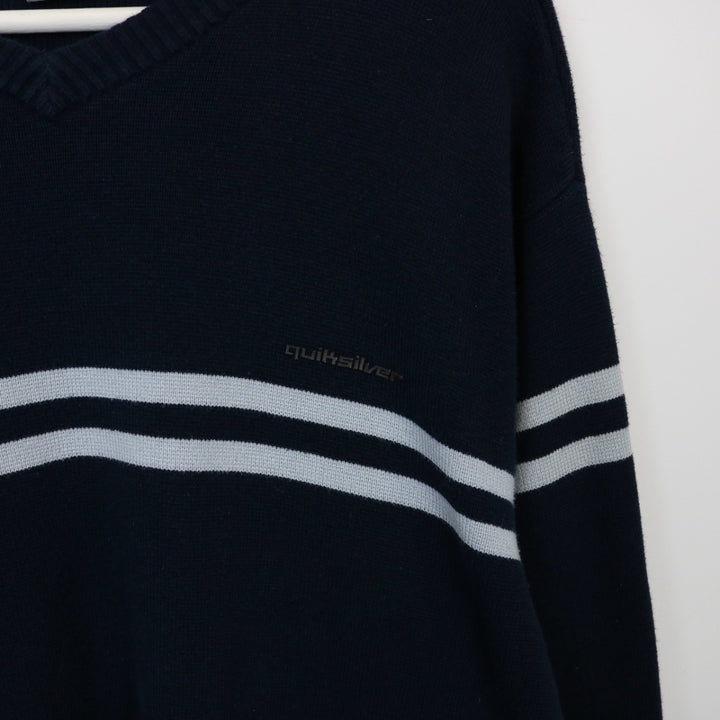 Vintage 90's Quiksilver Knit Sweater - M-NEWLIFE Clothing
