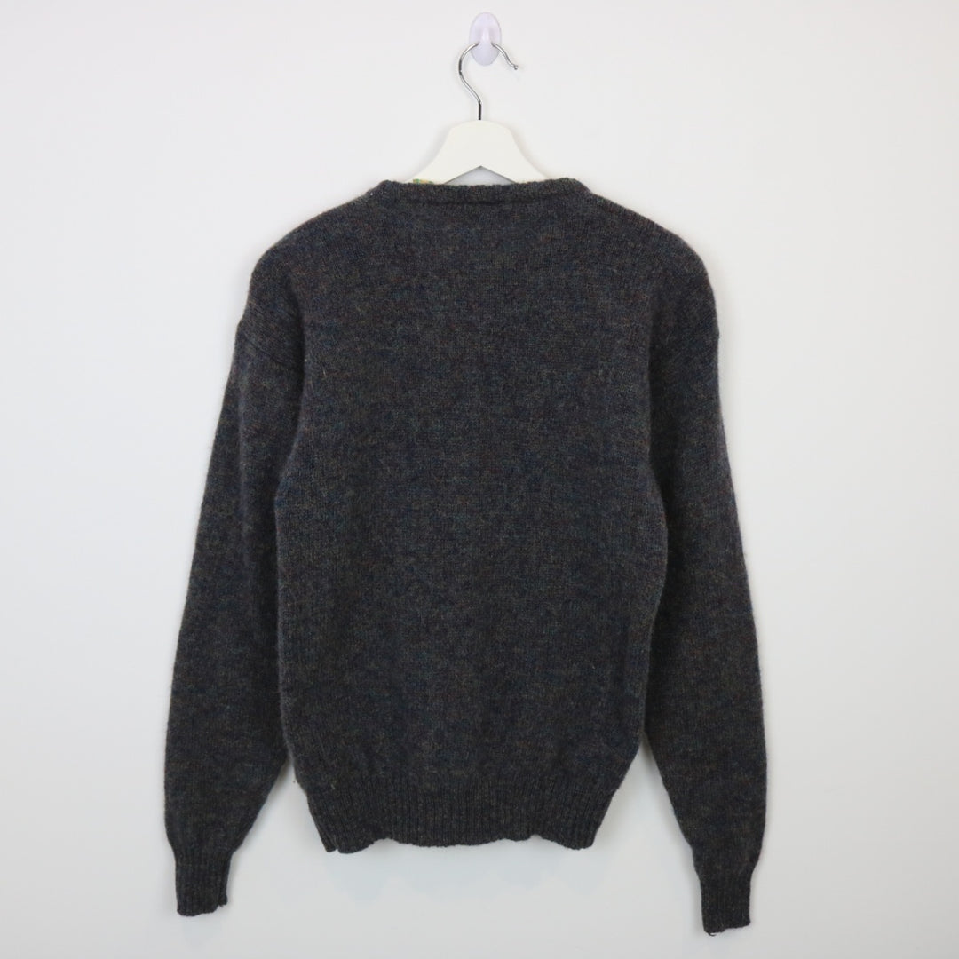 Vintage 80's Grenadier Patterned Wool Knit Sweater - XS-NEWLIFE Clothing
