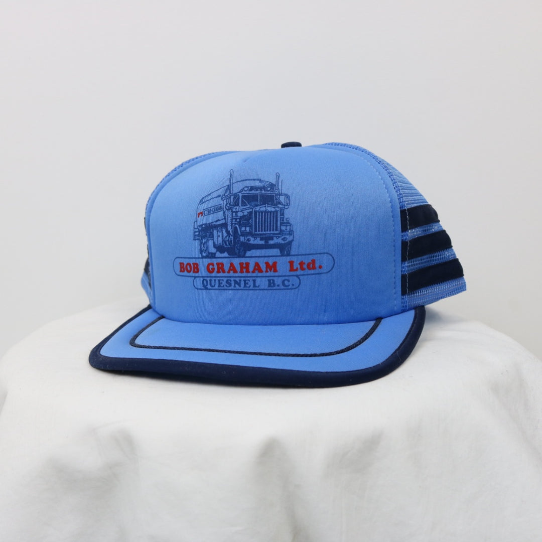 Vintage 80's Bob Grahmam Trucker Hat - OS-NEWLIFE Clothing