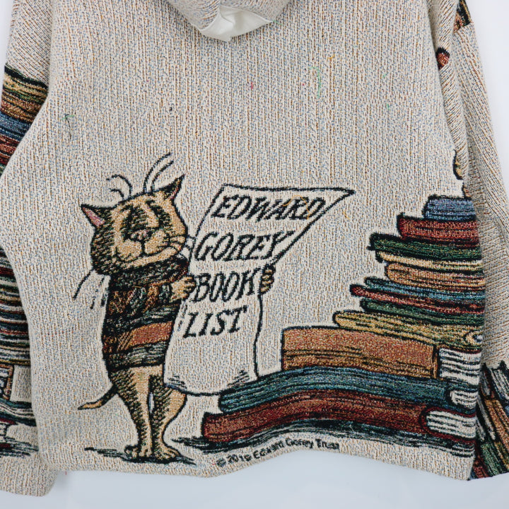 Reworked Books, Cats, Life is Sweet Tapestry Hoodie - L-NEWLIFE Clothing