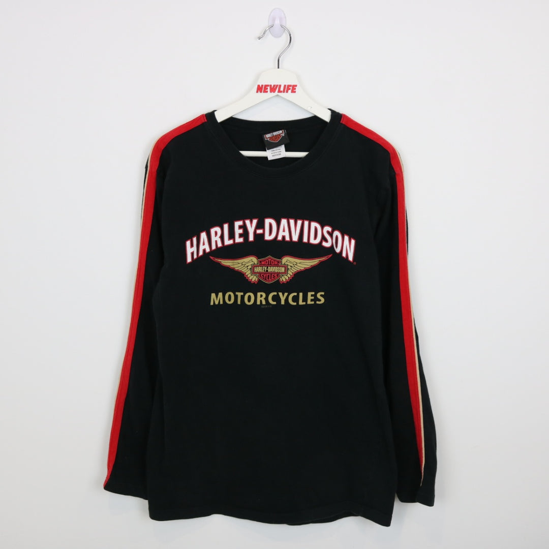 Vintage 00's Harley Davidson New York Long Sleeve Tee - S-NEWLIFE Clothing