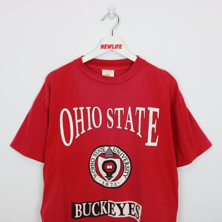 Vintage 90's Ohio State University Buckeyes Tee - L-NEWLIFE Clothing