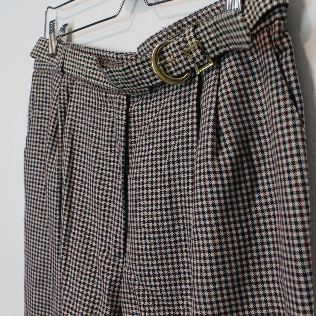 Vintage Plaid Dress Pants - 31"-NEWLIFE Clothing