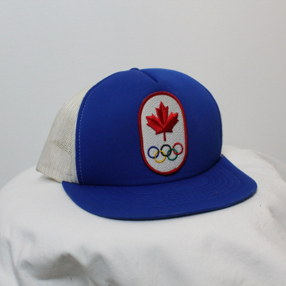 Vintage Canada Olympics Trucker Hat - OS-NEWLIFE Clothing