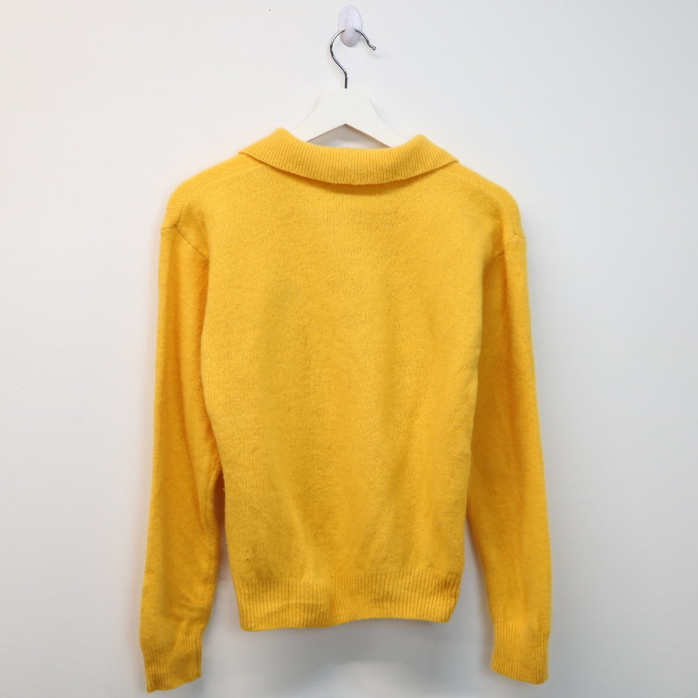 Vintage Bossini Collared Knit Sweater - S-NEWLIFE Clothing