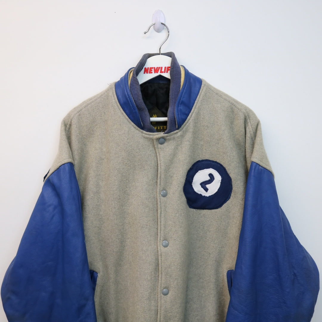 Reworked Vintage 2 Ball Billards Varsity Jacket - XL-NEWLIFE Clothing