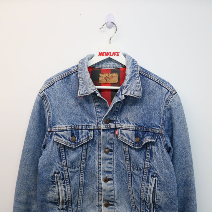 Vintage 80/90's Flannel Lined Levi's Denim Jacket - S-NEWLIFE Clothing