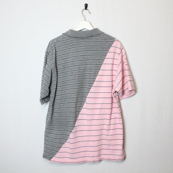Reworked Vintage Striped Polo Shirt - XL-NEWLIFE Clothing