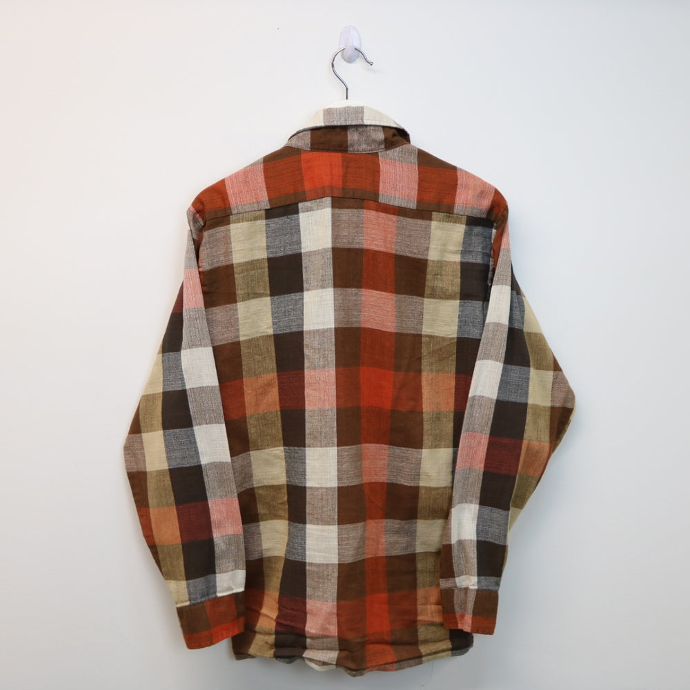 Vintage 80's Plaid Button Up - S-NEWLIFE Clothing