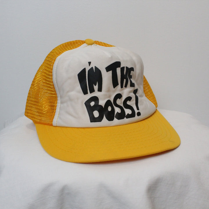 Vintage I'm the Boss Hat - OS-NEWLIFE Clothing