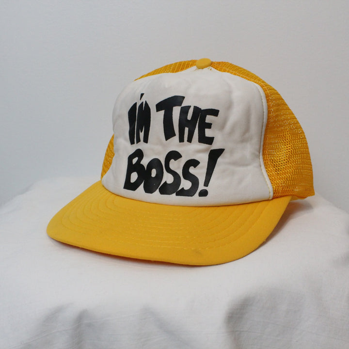 Vintage I'm the Boss Hat - OS-NEWLIFE Clothing