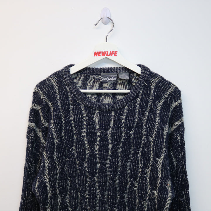 Vintage Cable Knit Sweater - S-NEWLIFE Clothing