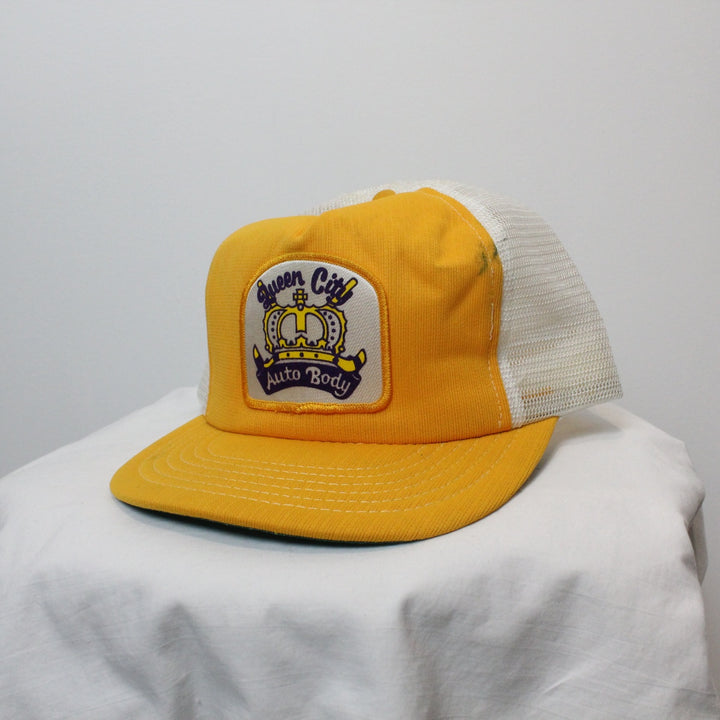 Vintage Queen City Autobody Trucker Hat - OS-NEWLIFE Clothing