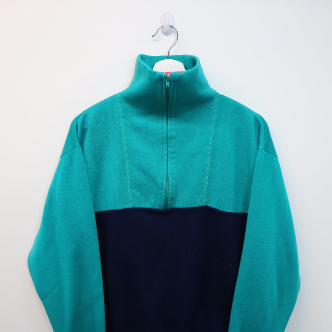 Vintage Blank Quarter Zip Sweater - S-NEWLIFE Clothing