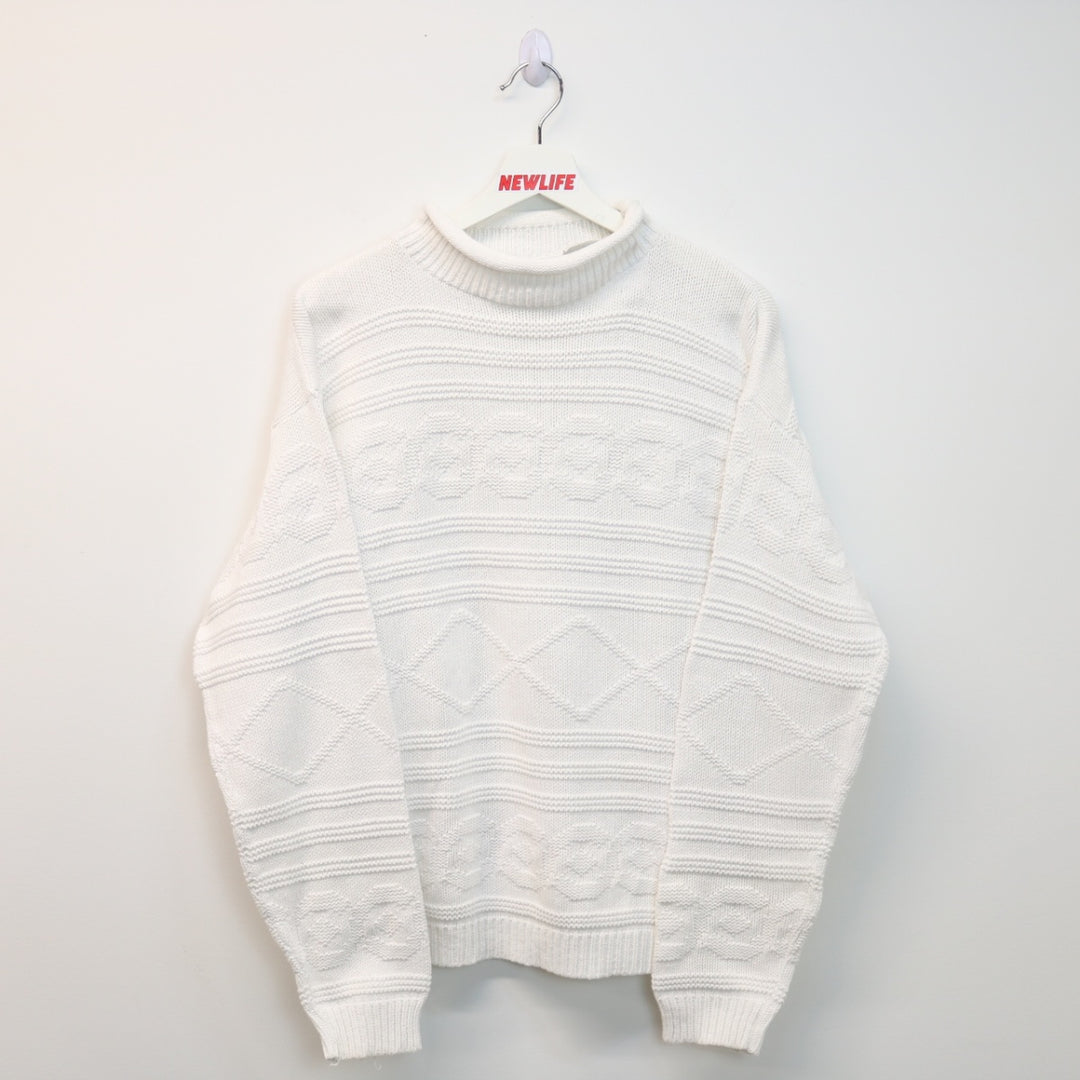 Vintage Textured Knit Sweater - S-NEWLIFE Clothing