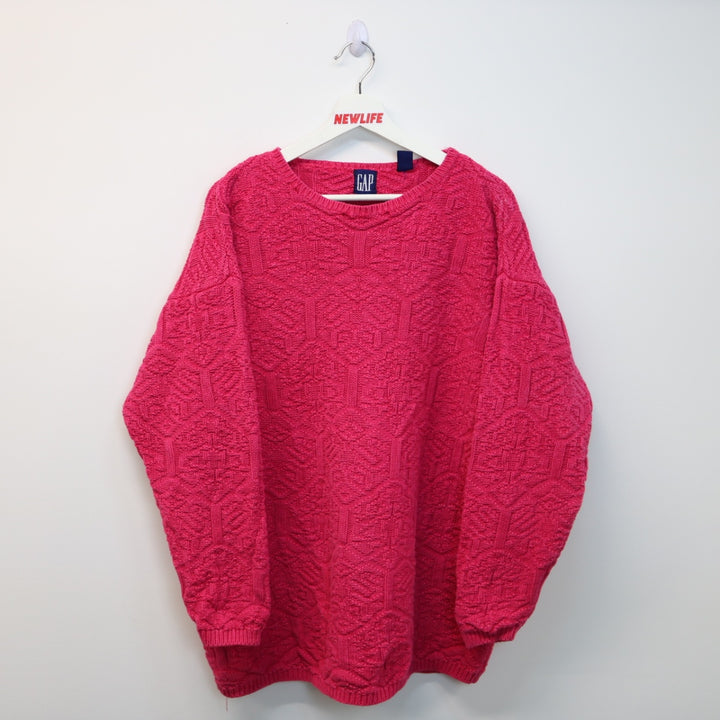 Vintage GAP Textured Knit Sweater - L-NEWLIFE Clothing
