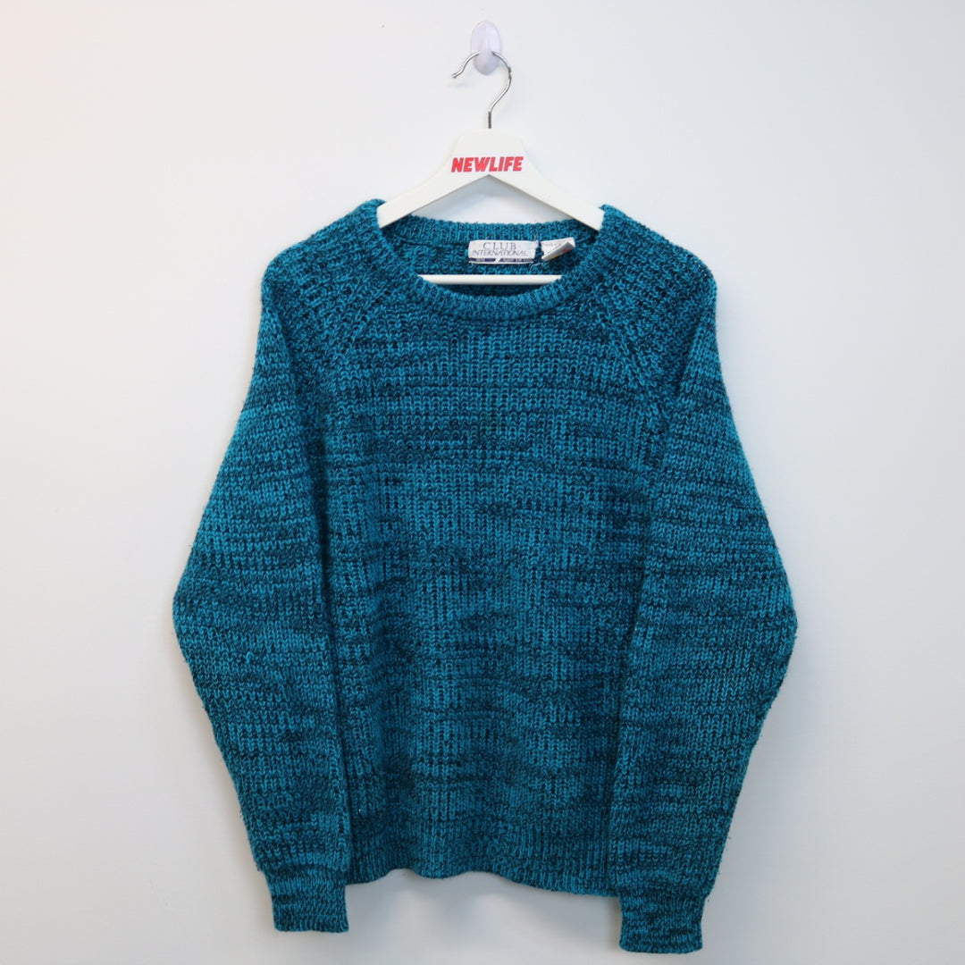 Vintage Patterned Knit Sweater - M-NEWLIFE Clothing