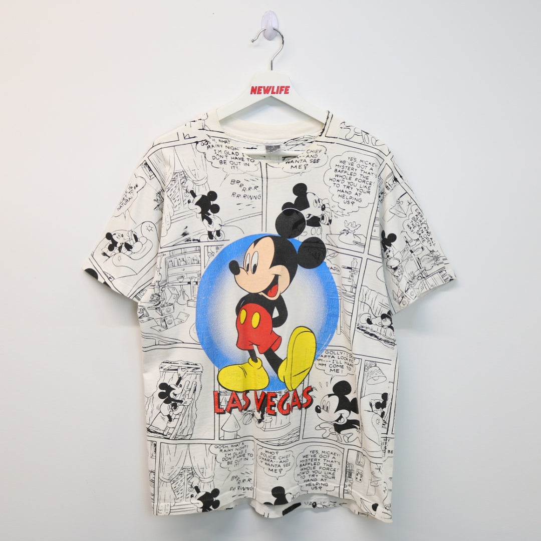 Vintage 90's Disney Mickey Mouse Comic Tee - L-NEWLIFE Clothing