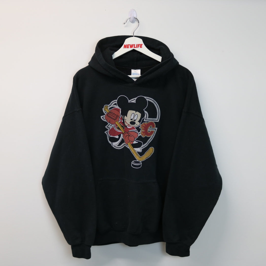 Disney Mickey Mouse Calgary Flames Hoodie - XL-NEWLIFE Clothing