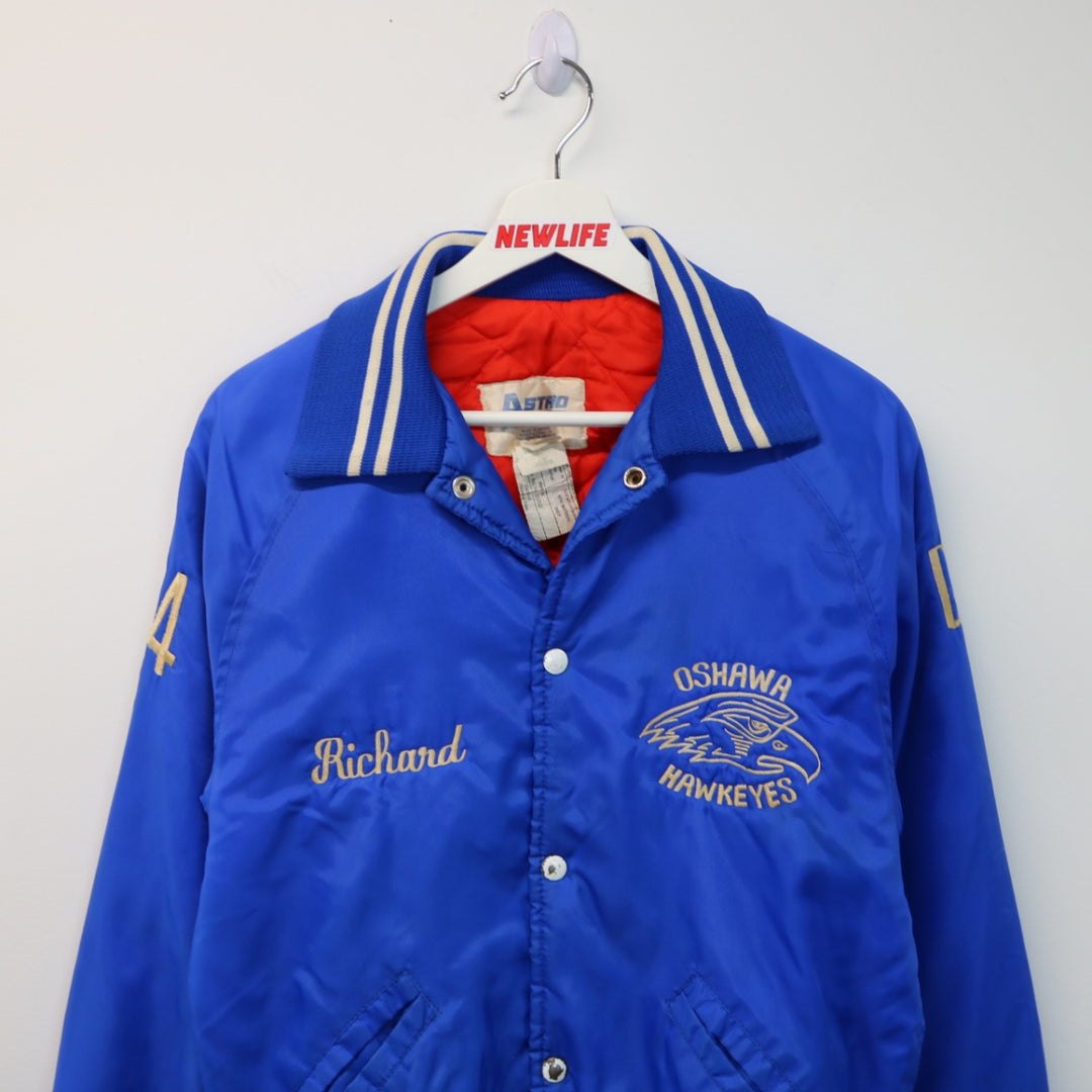 Vintage 80's Oshawa Hawkeyes Jacket - S-NEWLIFE Clothing