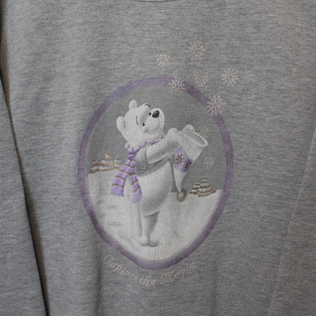 Vintage Disney Winnie the Pooh Winter Crewneck - XL-NEWLIFE Clothing