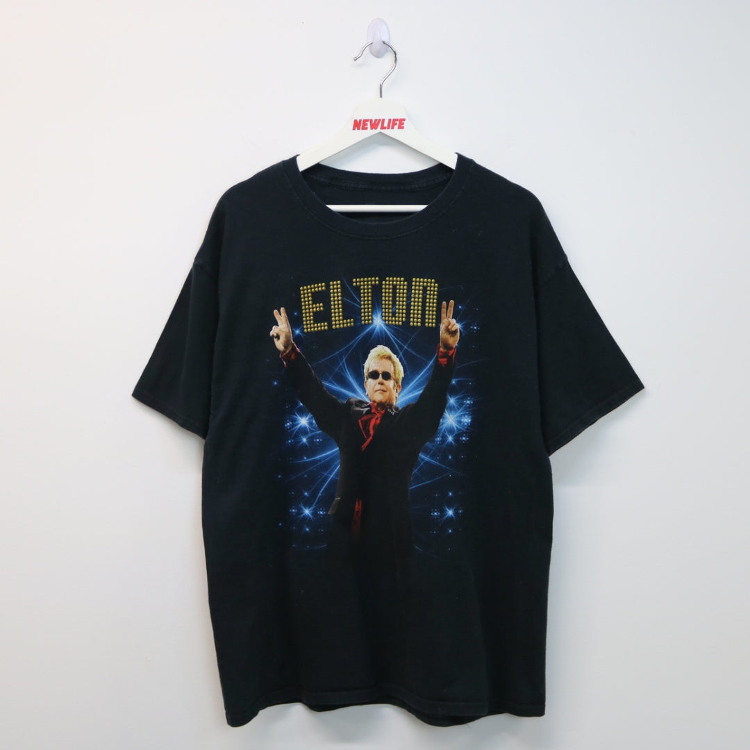Elton John Rocket Man 2012 Tour Tee - L-NEWLIFE Clothing