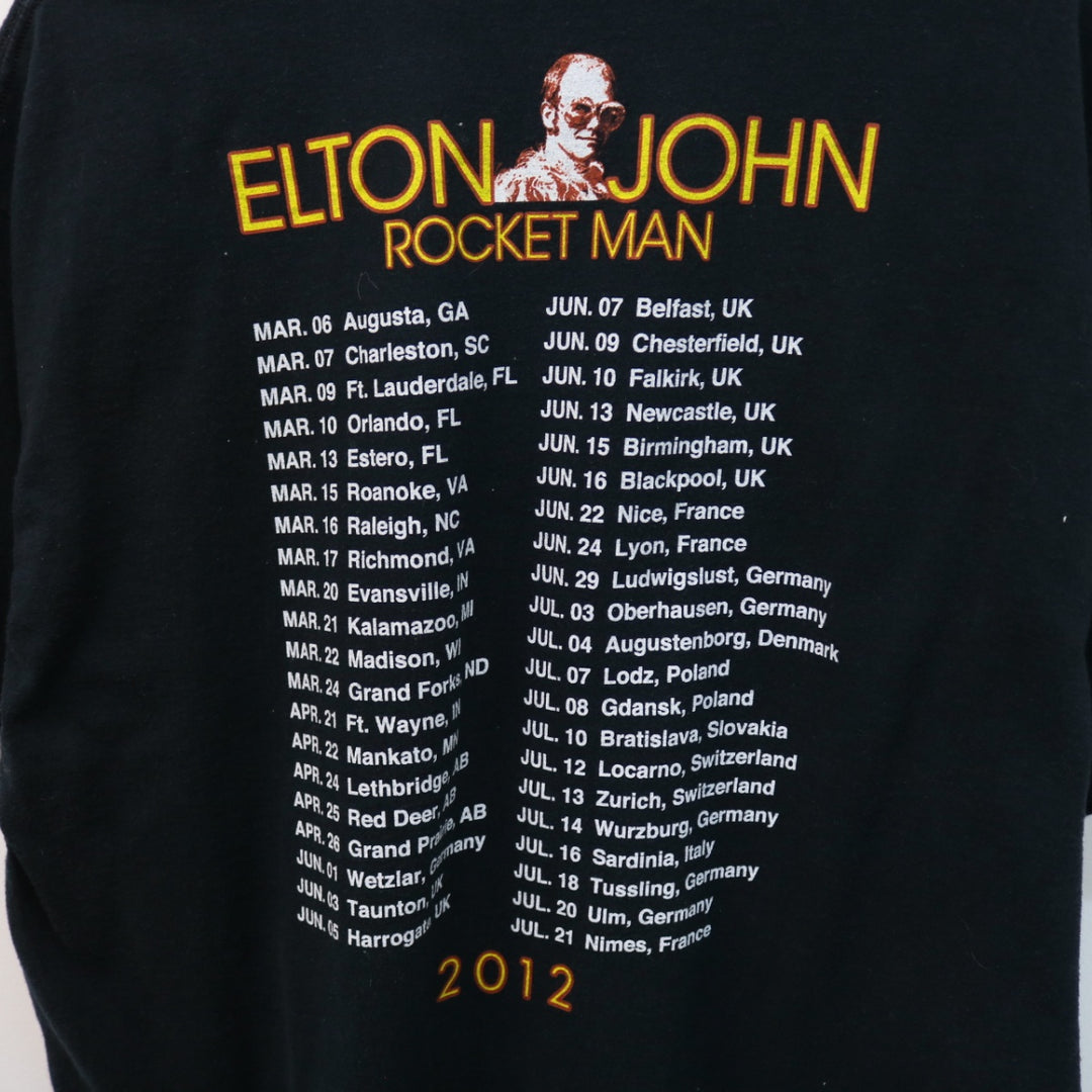Elton John Rocket Man 2012 Tour Tee - L-NEWLIFE Clothing