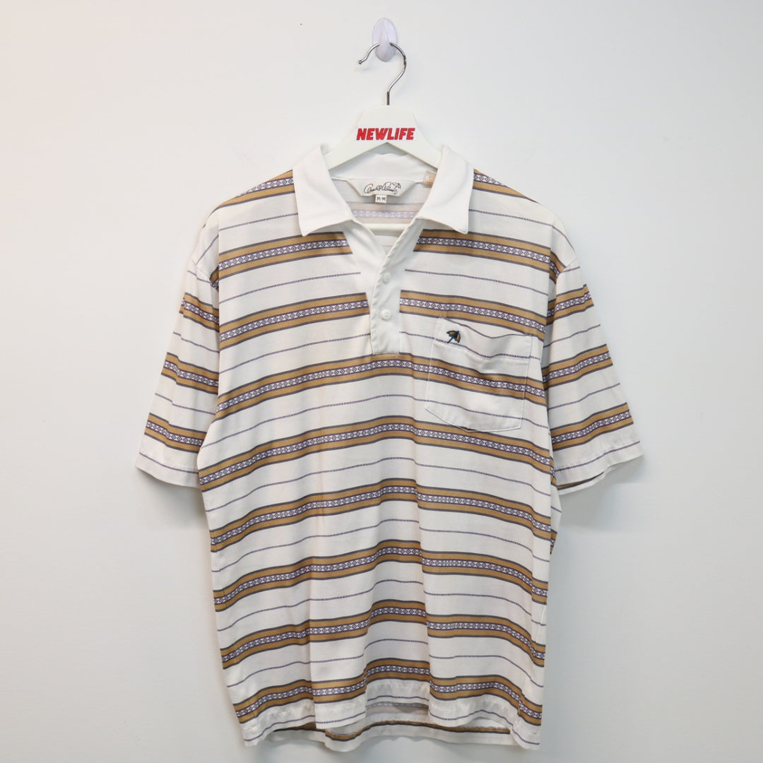 Vintage Arnold Palmer Striped Polo Shirt - M-NEWLIFE Clothing
